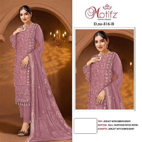 Motifz D.no 816 Wholesale Indian Pakistani Concept Salwar Suits ...