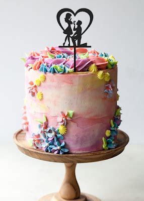 Couple cake topper