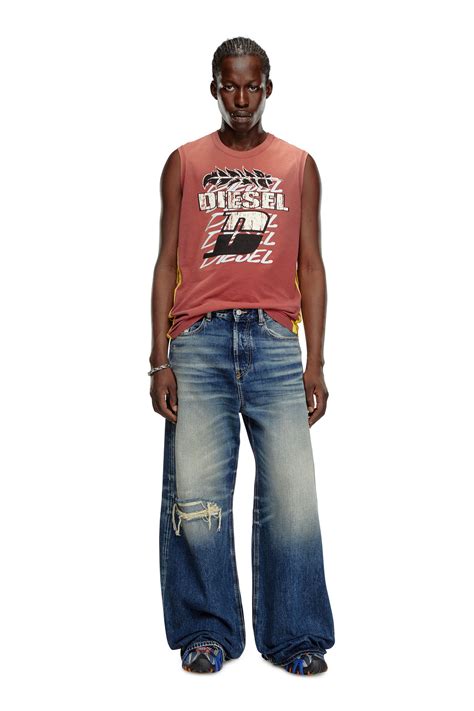 Men's Relaxed Jeans | Dark Blue | Diesel D-Rise