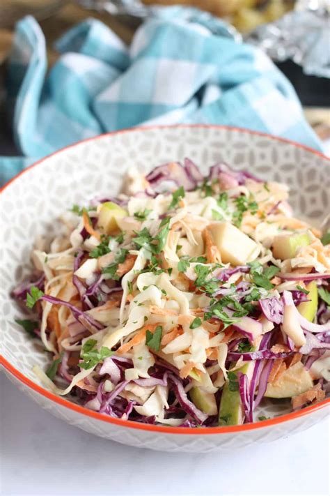 Easy Coleslaw Recipe With Apple at Eileen Porras blog