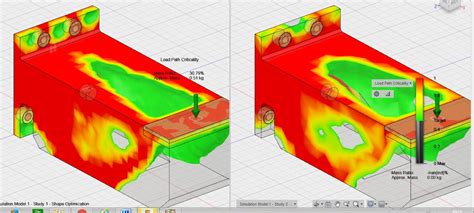Fusion 360 Simulation Tutorial Shape Optiimization 的图像结果