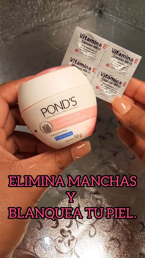 @anyiiyosoy on Instagram: "Mezcla tu crema pons con vitamina E." | Productos para el acné ...
