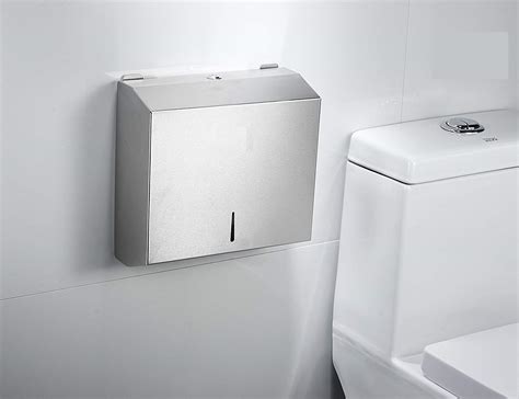 Egab Stainless Steel Towel Paper Dispenser (M-Folded Z-Folded) : Amazon ...