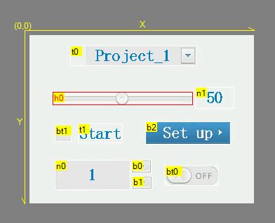 Image result for Nextion Button Example