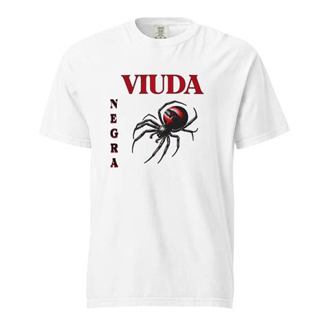 Viuda Negra Spider COTTON COMFORT T-shirt - Bold Latin Style Graphic ...