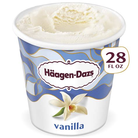 GERD Friendly? Haagen Dazs Vanilla Ice Cream, Gluten Free, Kosher, 28oz ...