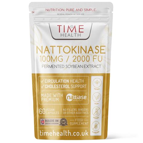 Buy New: Nattokinase - 60 s - 2000 FU / 100mg - Nattiase® Natural ...