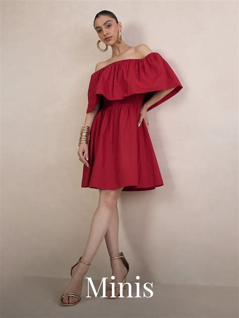 Shop Knee Length Dresses for Women Online at Femmella