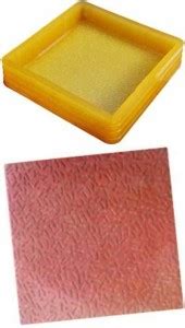 Senoza Square Brick Shape Paver Mould 10x10 Inches Silicone PVC Rubber ...