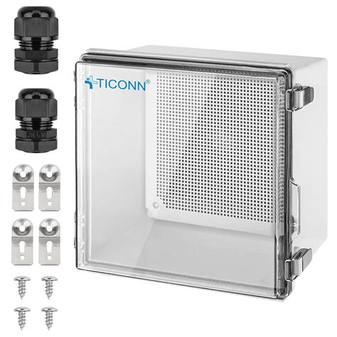 TICONN Waterproof Electrical Junction Box with Hinged Cover India | Ubuy