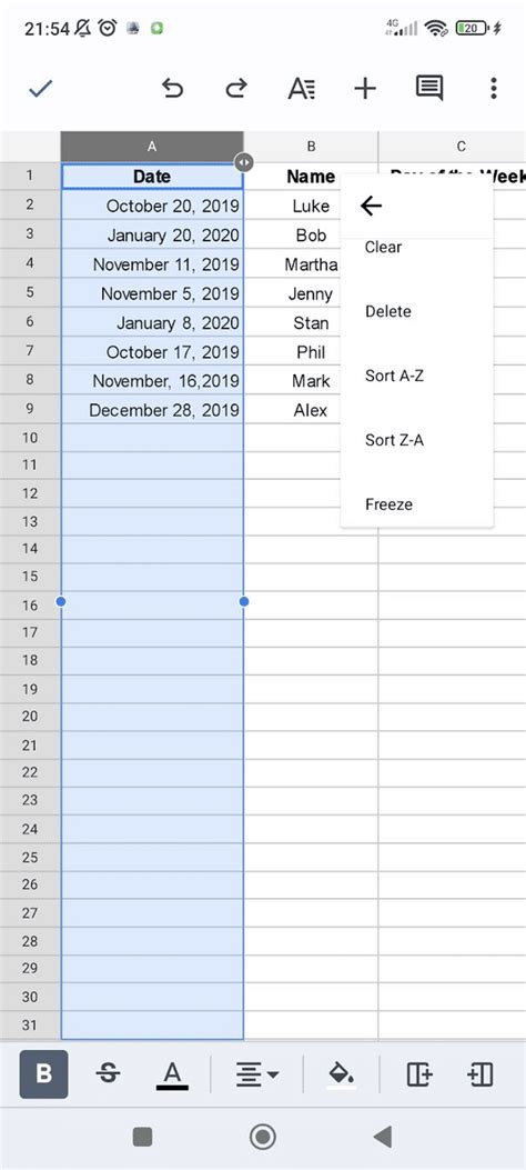 Google Sheets Sort Multiple Columns 的图像结果