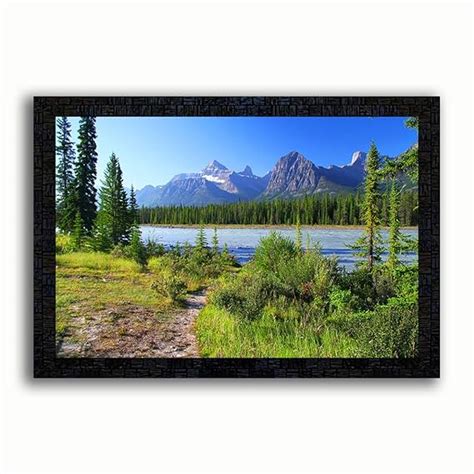 PNF Poster And Frames Nature Landscape Scenery Wooden Painting | For ...