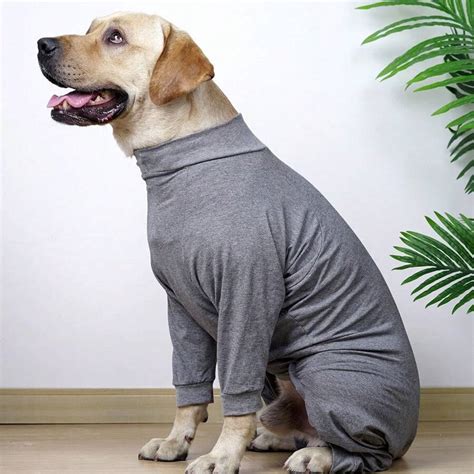 Traje de recuperação para cães após cirurgia, fêmea, macho, médio ...