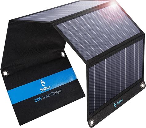 Amazon.com: 15W USB Solar Panel Small Portable Foldable Solar Charger (5V/3A Max), Solar Battery ...