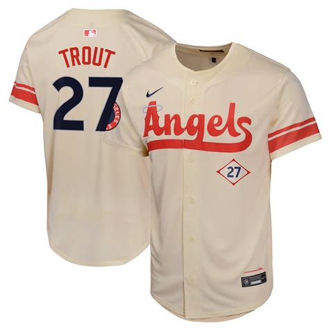 Mike Trout Los Angeles Angels Nike Youth City Connect Limited Player ...