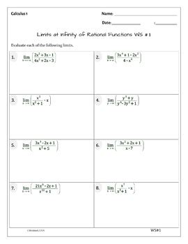 Limits at Infinity Practice Problems 的图像结果
