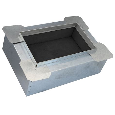 IMPERIAL 30 Gauge Galvanized Steel Rectangle Ductboard Register Duct ...