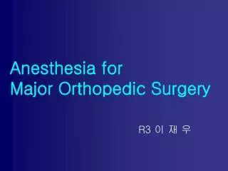 Orthopedic Surgery Anesthesia Management 的图像结果