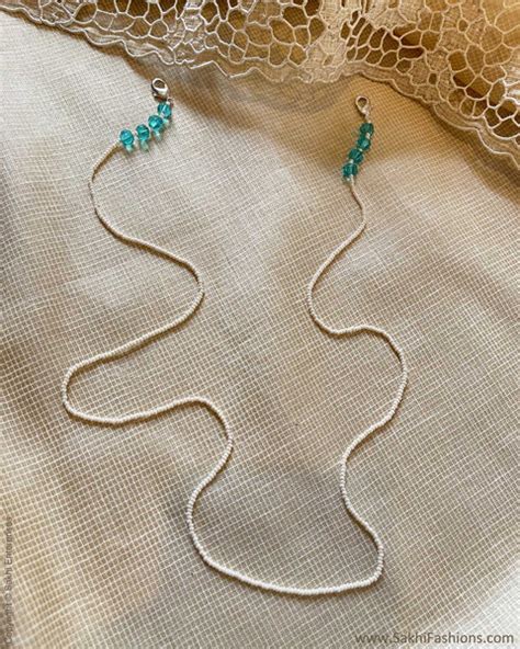 AJDS-50674 Pearl Mask Chain – sakhifashions