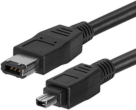 IEEE 1394 FireWire iLink DV Cable 4 pin to 6 pin M/M 3.4ft : Amazon.in ...