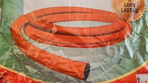 Suraksha LPG Hose 5 Layer Coating Gas Pipe -1.2 Meter - ISI Certified ...