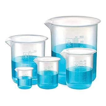 Bello Polypropylene Plastic Beaker 25ml, 50ml, 100ml, 250ml, 1000ml ...