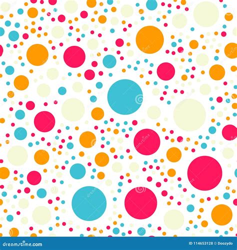Colorful Polka Dot Background