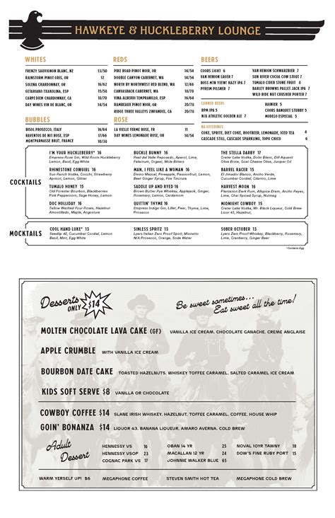 Hawkeye & Huckleberry Lounge