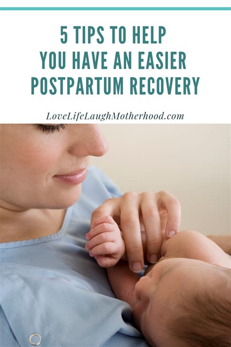 5 Tips To Help You Have An Easier Postpartum Recovery