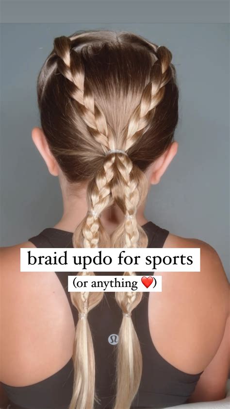 Easy Sports Hairstyle for Girls - Stylish Life for Moms
