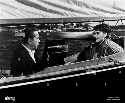 Humphrey Bogart & Audrey Hepburn Film: Sabrina; Sabrina Fair (USA 1954 ...