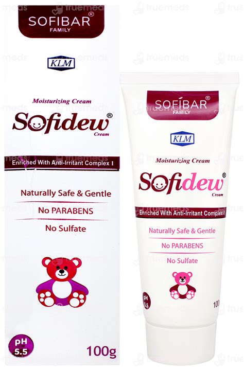 Sofidew Cream 100 Gm - Uses, Side Effects, Dosage, Price | Truemeds