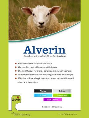 ALVERIN - 100ml Injection Zovix Pharmaceuticals