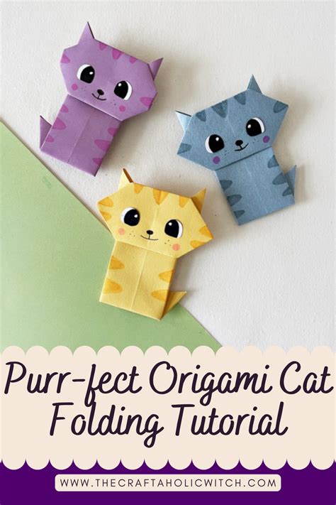 Origami Cat Tutorial 的图像结果