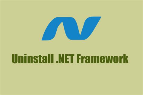 Uninstall .Net Framework Windows 1.0 的图像结果