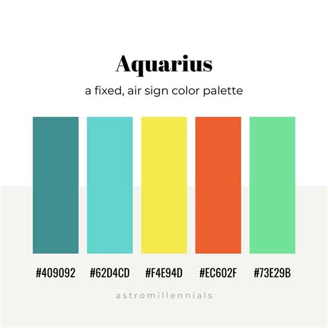 Aquarius Color Palette
