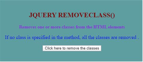 Image result for Remove jQuery