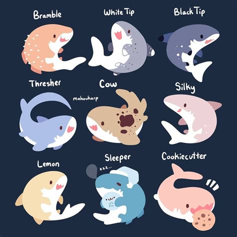 Lemon Shark Drawing Cute at Bernadette Williams blog