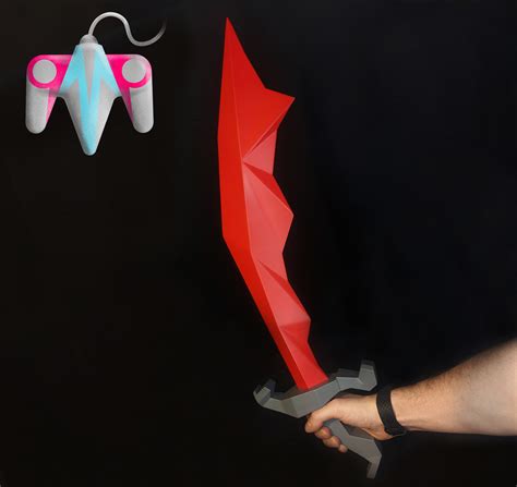 STL file OSRS Dragon Scimitar 🐉 ・3D print design to download・Cults