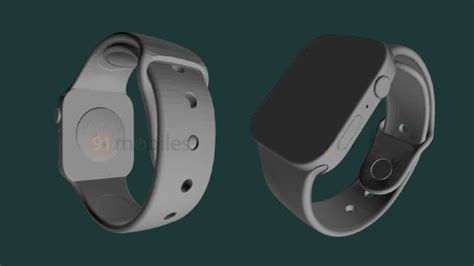 Apple Watch Series 7 CAD renders show flat design, same component ...