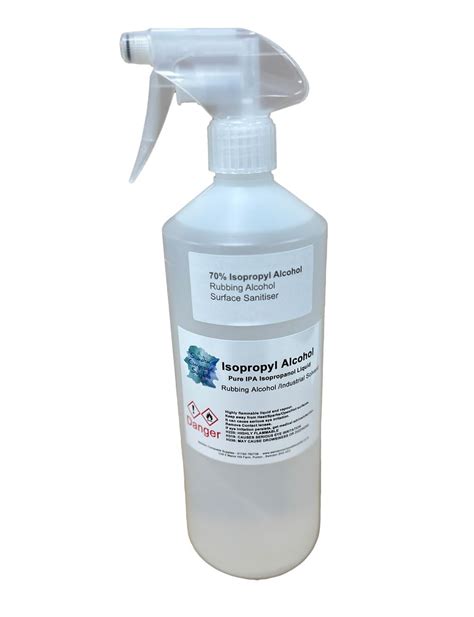 Ipa Isopropyl Alcohol 70 Rubbing Alcohol Isopropanol Liquid 1 Litre ...