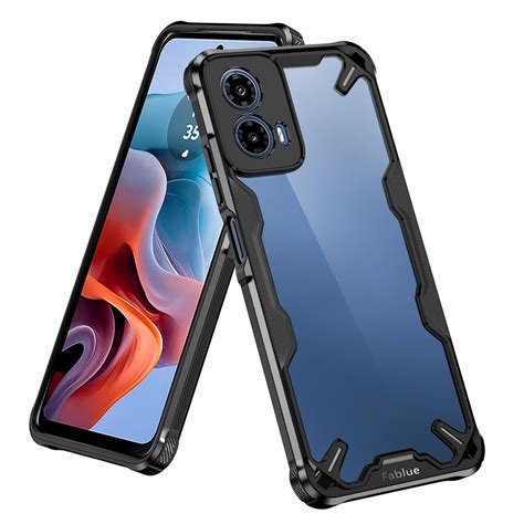 Fablue® Motorola Moto G34 5G / G45 5G Back Cover | Transparent Back ...