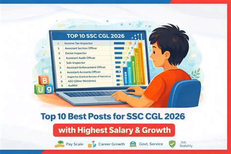 Top 10 Best Posts in SSC CGL 2026 with Highest Salary & Growth – Oswaal ...