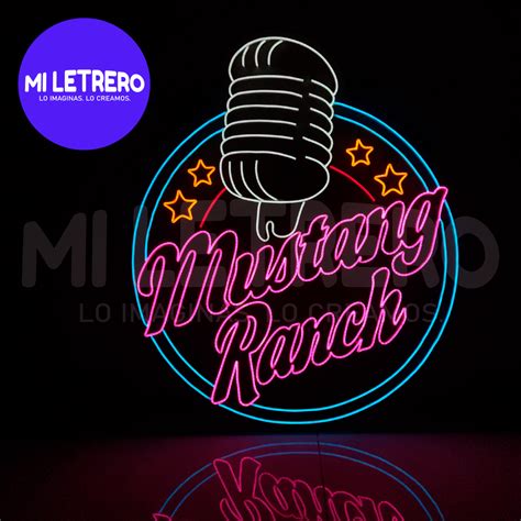 Letrero Neon para Discoteca, Karaoke, y Bar para decoración