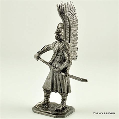 Polish Winged Hussars, 17th century metal sculpture. Collection 54mm ...