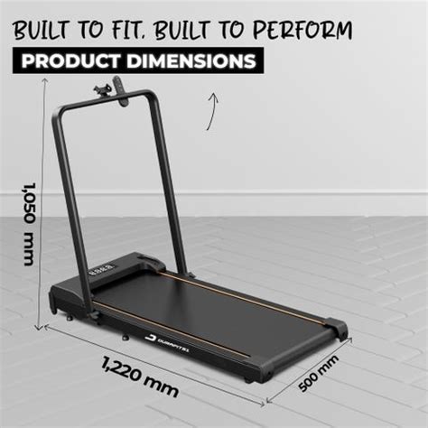 Durafit91 Dash Walkpad 2.5HP Peak BLDC 100Kg User Weight 8km/h Speed ...