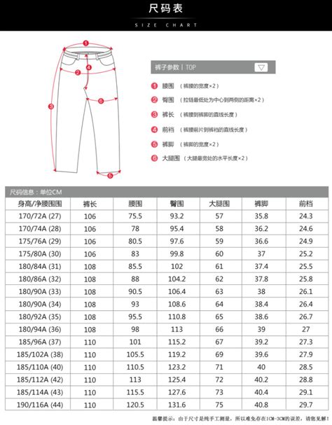 身高175体重120穿多大码裤子 成年男女的服装尺码都是用号型