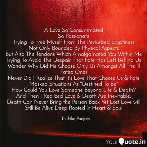 A Love So Consummated So ... | Quotes & Writings by Thishika Poojary ...