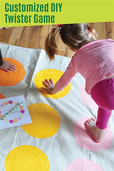 How to make a homemade DIY Twister mat, board and game! | Twister game ...