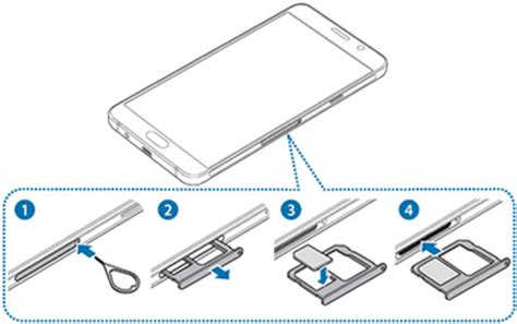 How to insert SIM card in Samsung Galaxy A5-2016(SM-A510FD)? | Samsung ...